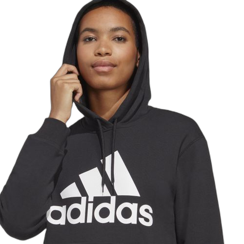 Adidas essentials big logo regular french terry hoodie hooded sweat femmes noir – Image 12