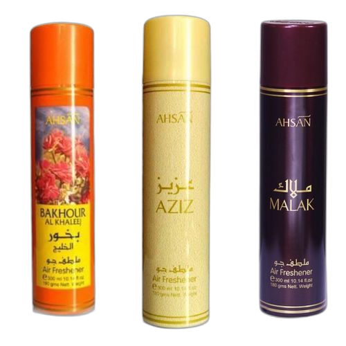 Ahsan lot de 3 désodorisant chambre bureau 900ml