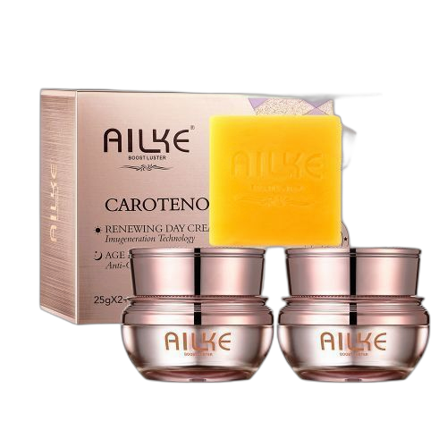 Ailke crème visage carotenoid matin, soir savon 2 x 25 gr 120g