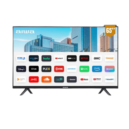 Aiwa téléviseur smart android tv ecran 65" 4k uhd noir garantie 6 mois