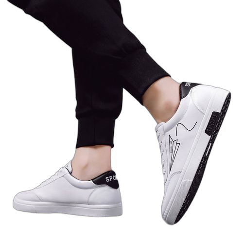 Alagzi baskets de sport pour homme blanc – Image 2