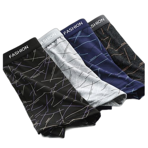 Alagzi lot de 4 caleçons boxer pour homme multicolore