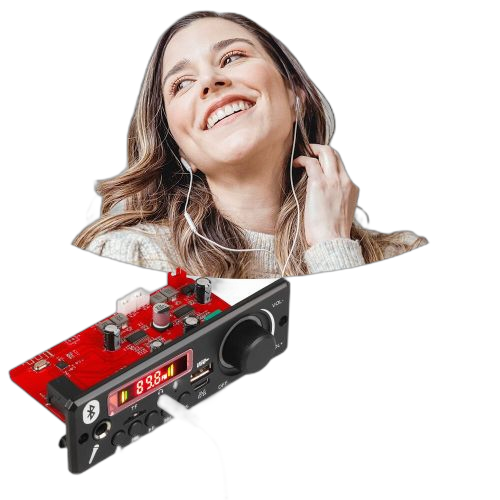 Amplificateur bluetooth mp3 decoder board,amplificateur de puissance de haut parleu