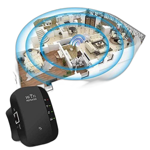 Amplificateur répéteur wifi blanc