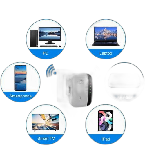 Amplificateur vstar booster extenseur wifi repeteur 300mbps blanc – Image 2