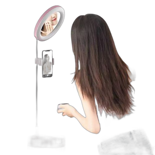 Anneau lumineux led pliable de 6 pouces pour selfie, maquillage en direct,