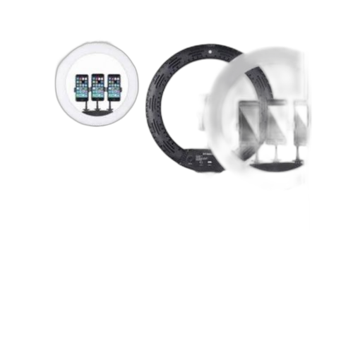 Anneau lumineux led (ring light) 33m avec trépied ajustable et 3 support téléphone