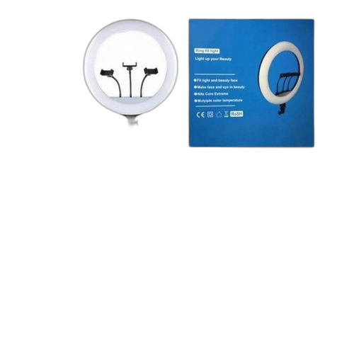 Anneau lumineux led (ring light) 45cm avec trépied ajustable et 3 support téléphone