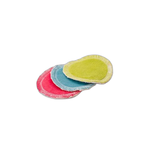Apiafrique corbeille de 10 petites lingettes lavables rondes en coton bio