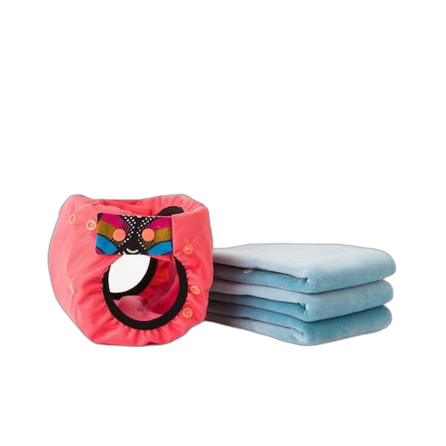 Apiafrique couche lavable bébé pack découverte orange