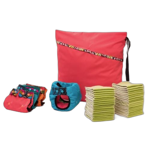 Apiafrique couches lavables bébé pack confort jade – Image 2