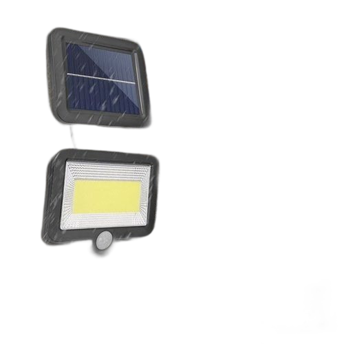Applique murale solaire led avec détecteur mouvement pir,imperméable, 3modes d'éclairage