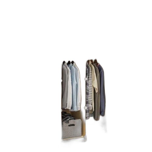 Armoire penderie 3 battants avec rangement de chaussures