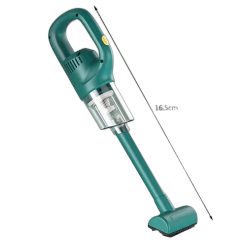 Aspirateur rechargeable à buse plate étendue sans fil pour la maison et la voiture vert