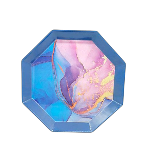 Assiette incassable bleu 35cm 15288