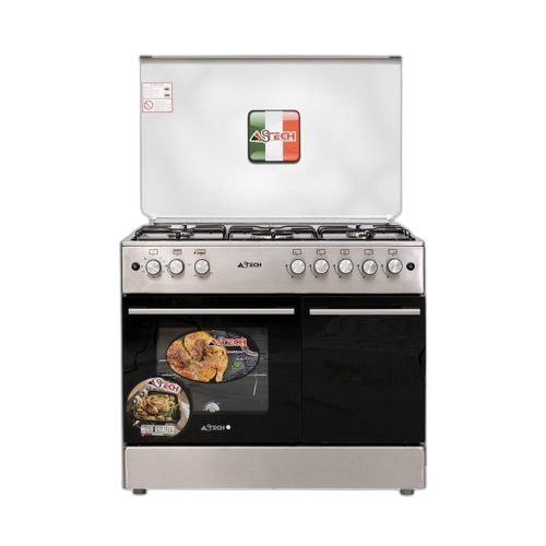 Astech cuisinière ck95bsar / bouteille à gaz 5 feux