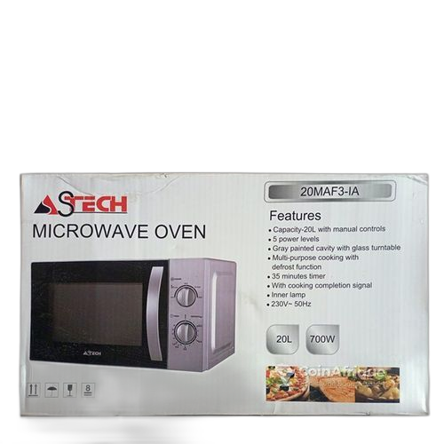 Astech micro ondes 20 litres 20maf3 ia gris