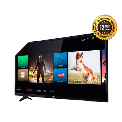 Astech smart tv led 50" l/h 110,7 x 62,3 cm full hd garantie 12 mois noir