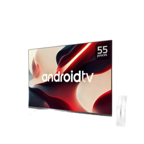 Astech téléviseur led 55" pouces 55ac111d android smart 4h uhd noir