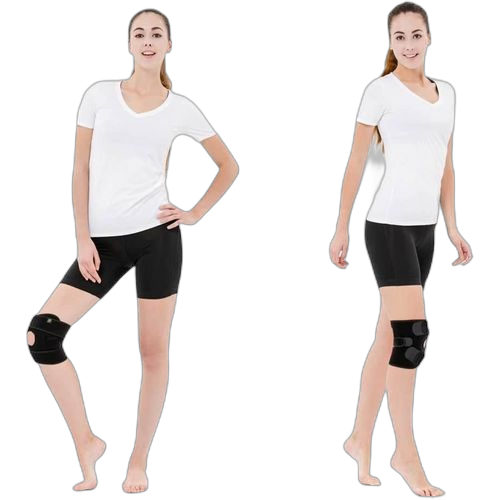 Attelle réglable de soutien de tendon rotulien de genou de compression
