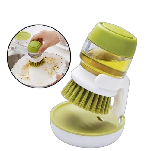 Autre brosse distributeur de savon avec support de rangement