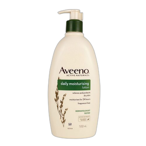 Aveeno lait de corps utra hydratant recommandée par les dermatologues 532 ml