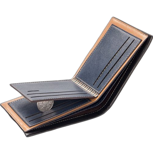 Baellerry portefeuille de luxe pour hommes en smilli cuir de marque portefeuille court mince portefeuille de carte de crédit 2019 top portefeuille en relief vintage marron