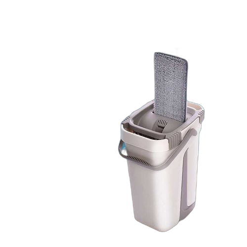 Balai microfibre rotatif 360° avec double bac balai serpillère pour tout type de nettoyage avec recharge