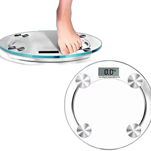 Balances rondes en verre trempé poids, électronique 180kg