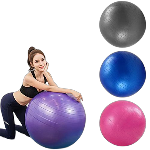 Ballon de yoga kabalo bleu 65 cm
