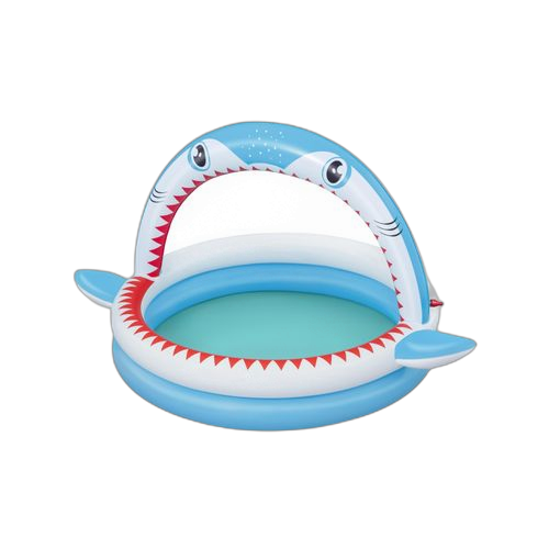 Bestway piscine de jeu avec arroseur sharktastic 1.63*1.27*092m