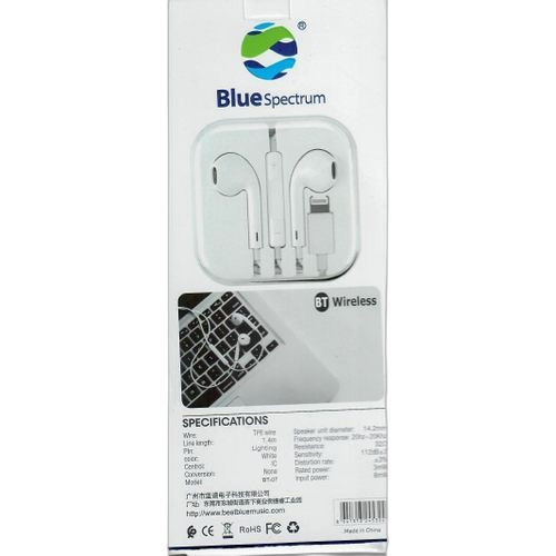 Blue spectrum ecouteurs blue spectrum lighning de xr à 12