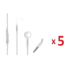 Blue spectrum packs de 5 écouteurs avec filblue spectrum