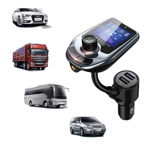Bluetooth 5.0 bluetooth car kit handsfree mp3 player fm tran_s_mitter 3.1a dual usb charger u disk play in car modulator