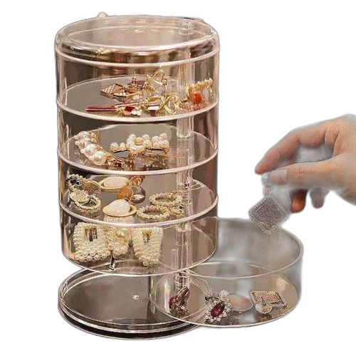 Boîte de rangement de bijoux multicouche