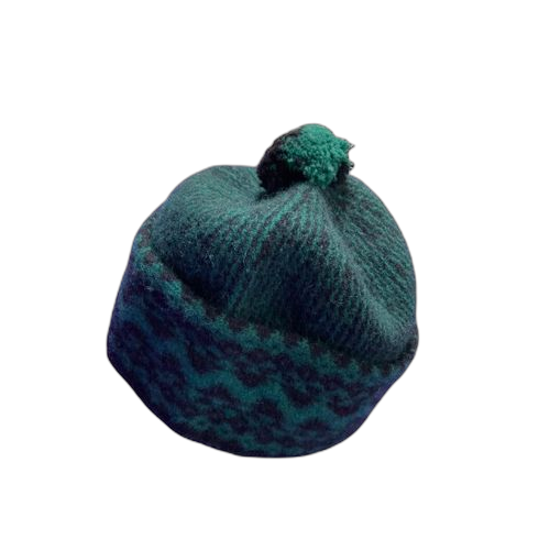 Bonnet lafacouleur vert noirpour homme