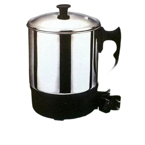 Bouilloire électrique chauffe eau mug en acier inoxydable 12cm avec couvercle