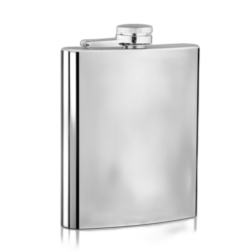 Bouteille de vin en acier inoxydable argent