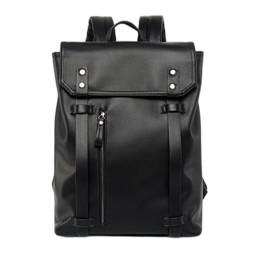 Br sac à dos en cuir pu pour hommes grande capacité, idéal pour étudiants et voyages