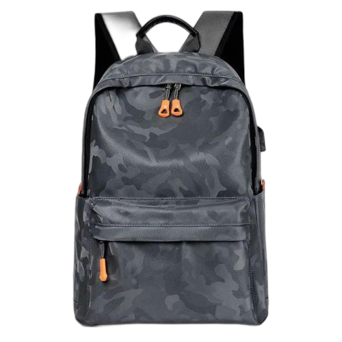Br sac à dos étanche pour ordinateur portable – cuir élégant, interface usb, idéal pour hommes et voyages d’affaires