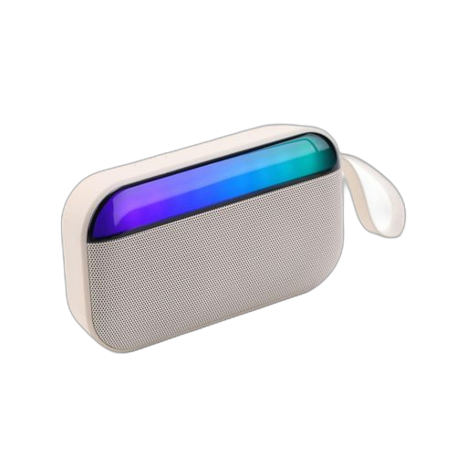 Bs56d haut parleur bluetooth sans fil colonne portable 360 stéréo subwoofer fm carte radio rythme créatif noir