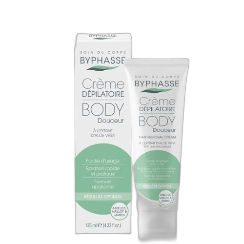 Byphasse crème dépilatoire à l'aloe vera125ml