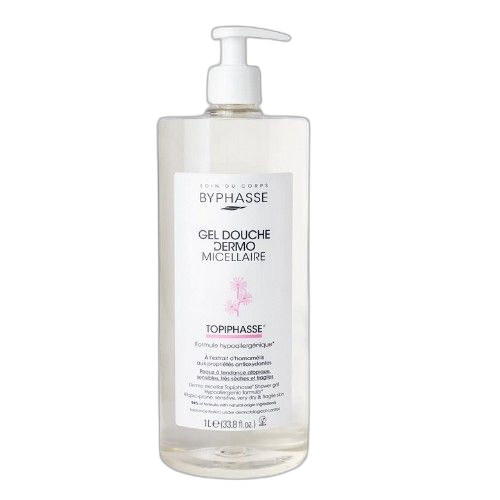 Byphasse gel douche dermo micellaire byphasse 1 litre