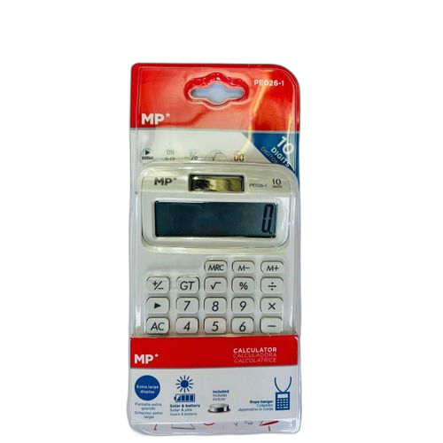 Calculatrice avec écran lcd 10 chiffres mp peo26 2 haute précision vert