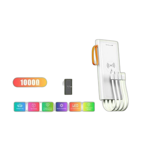 Calus powerbank pour smartphones pw 100f 10000mah avec wireless charging 5w garantie 365 jours