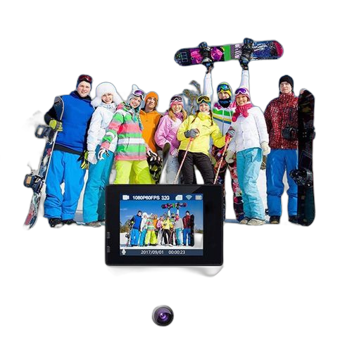 Caméra d'action sportive 4k wifi ultra hd étanche – Image 3