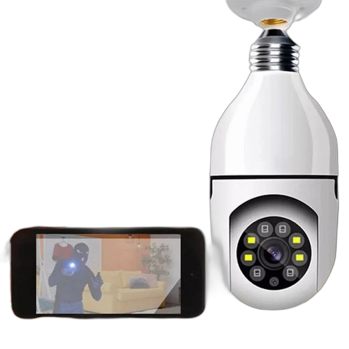 Camera surveillancewifiampoule 360 audio flexible