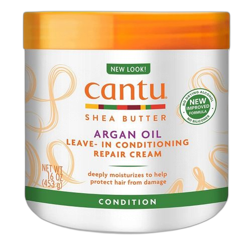 Cantu démêlant sans rinçage argan leave in conditioning 453 gr