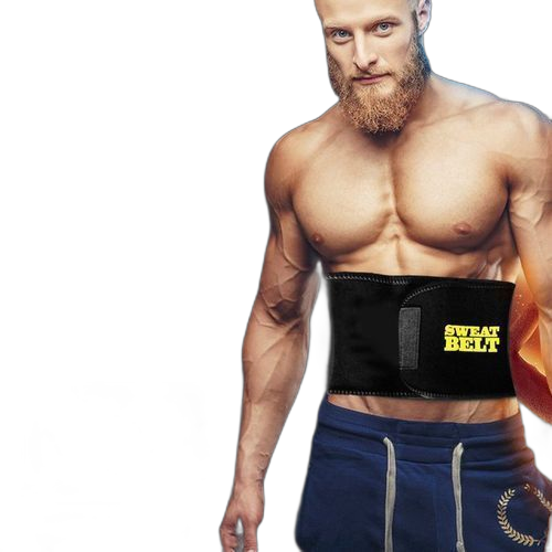 Ceinture d'exercice élastique amincissant pour la taille noir