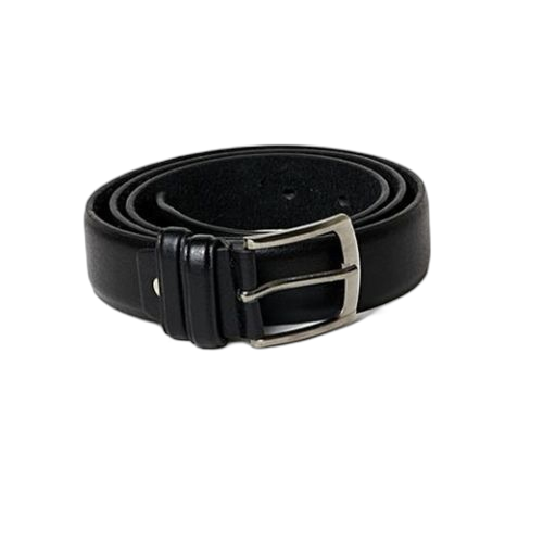 Ceinture en simili cuir noir